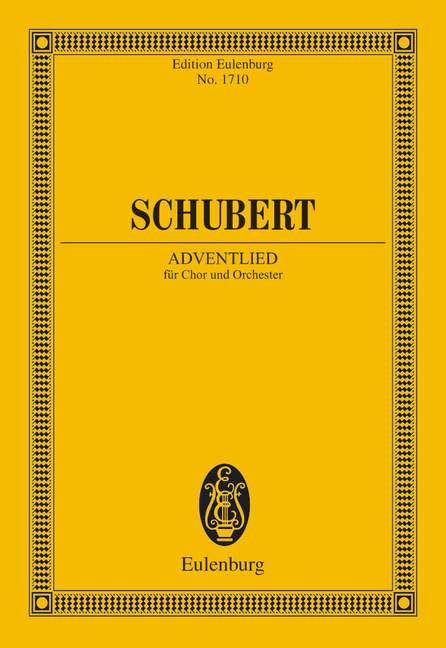 Schumann: Adventlied Opus 71 (Study Score) published by Eulenburg